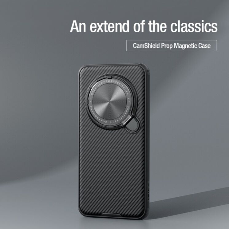 Захисний чохол NILLKIN CamShield Prop Magnetic для Honor Magic 7 Pro - Black: фото 7 з 19