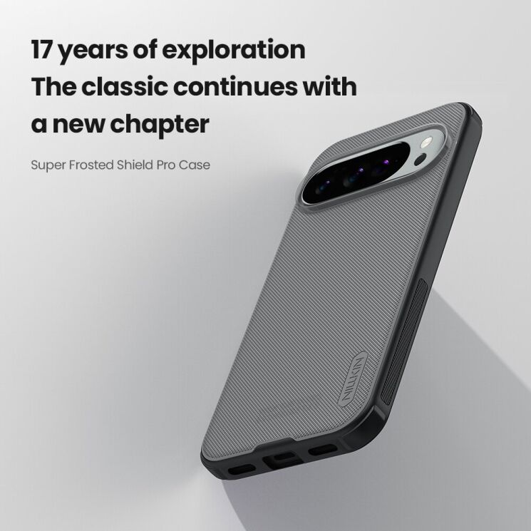 Защитный чехол NILLKIN Super Frosted Shield Pro для Google Pixel 10 Pro XL - Black: фото 6 из 18