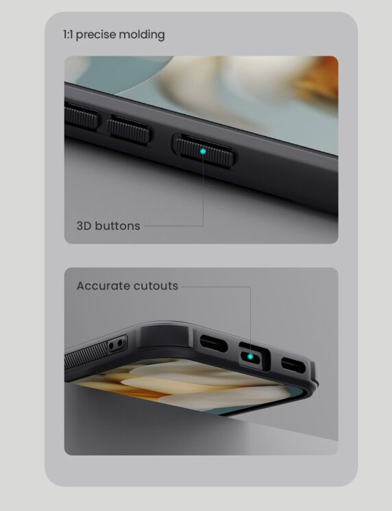 Защитный чехол NILLKIN Super Frosted Shield Pro для Google Pixel 10 Pro XL - Black: фото 16 из 18