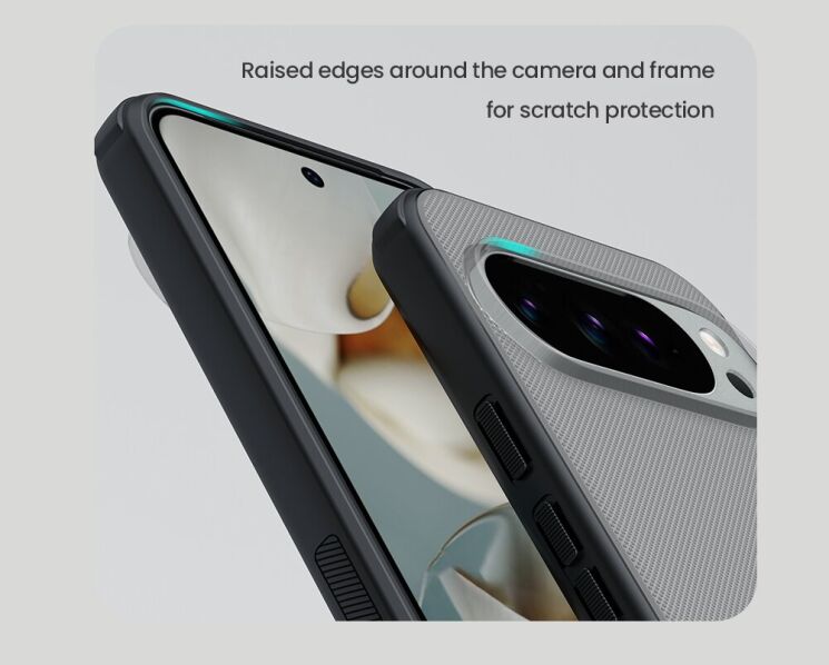 Защитный чехол NILLKIN Super Frosted Shield Pro для Google Pixel 10 Pro XL - Black: фото 12 из 18