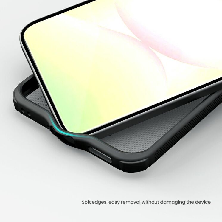 Защитный чехол NILLKIN Super Frosted Shield Pro для Samsung Galaxy A57 (A576) - Transparent Black: фото 10 из 14