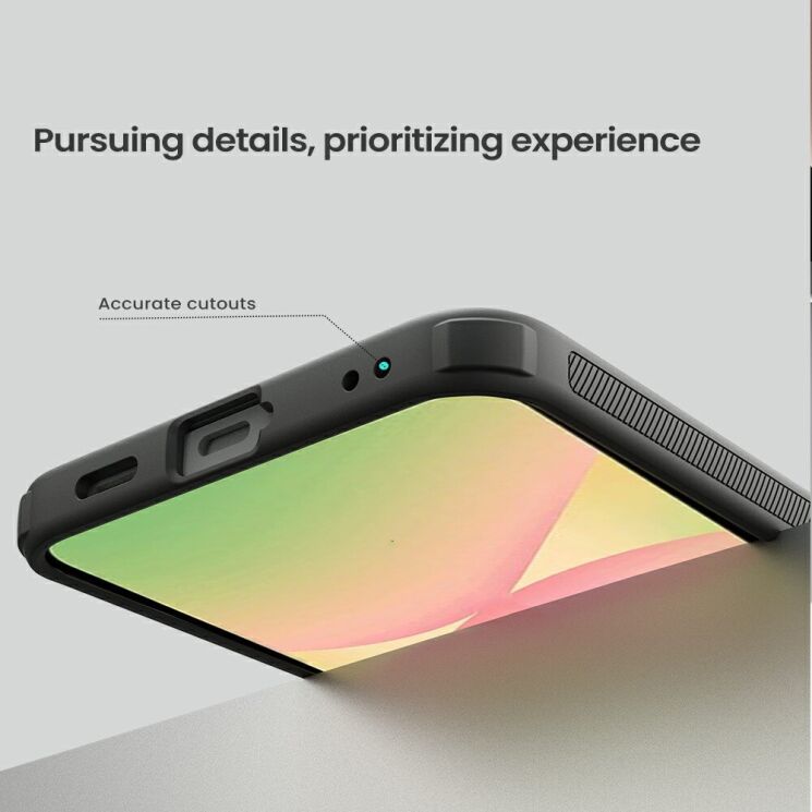 Защитный чехол NILLKIN Super Frosted Shield Pro для Samsung Galaxy A57 (A576) - Transparent Black: фото 12 из 14