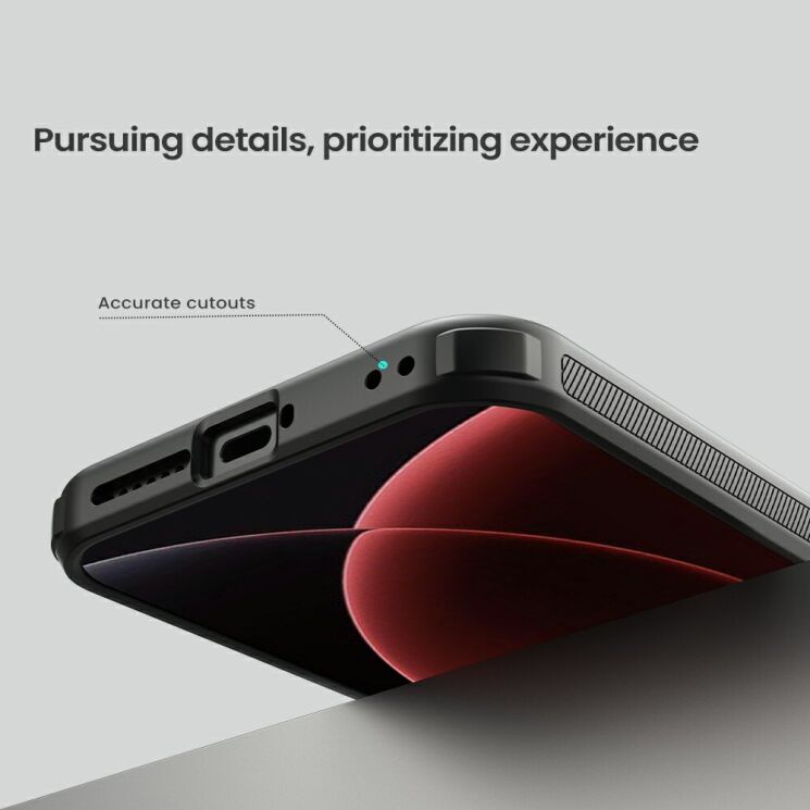 Защитный чехол NILLKIN Super Frosted Shield Pro Magnetic для Xiaomi 17 Ultra - Transparent Black: фото 14 из 16