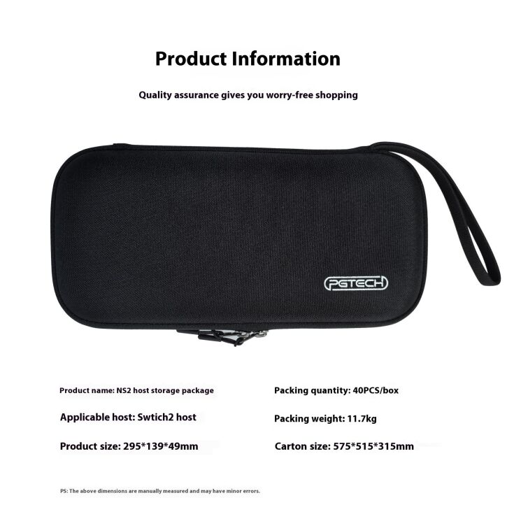 Защитный чехол PGTECH GP-373 Protective Case для Nintendo Switch 2 - Black: фото 7 из 7