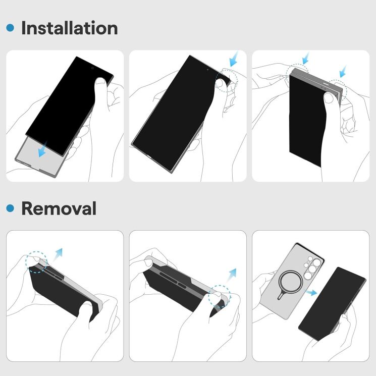 Защитный чехол Pitaka PinButton Case для Samsung Galaxy S25 Ultra (S938) PBS2502U - Black / Gold: фото 11 из 11