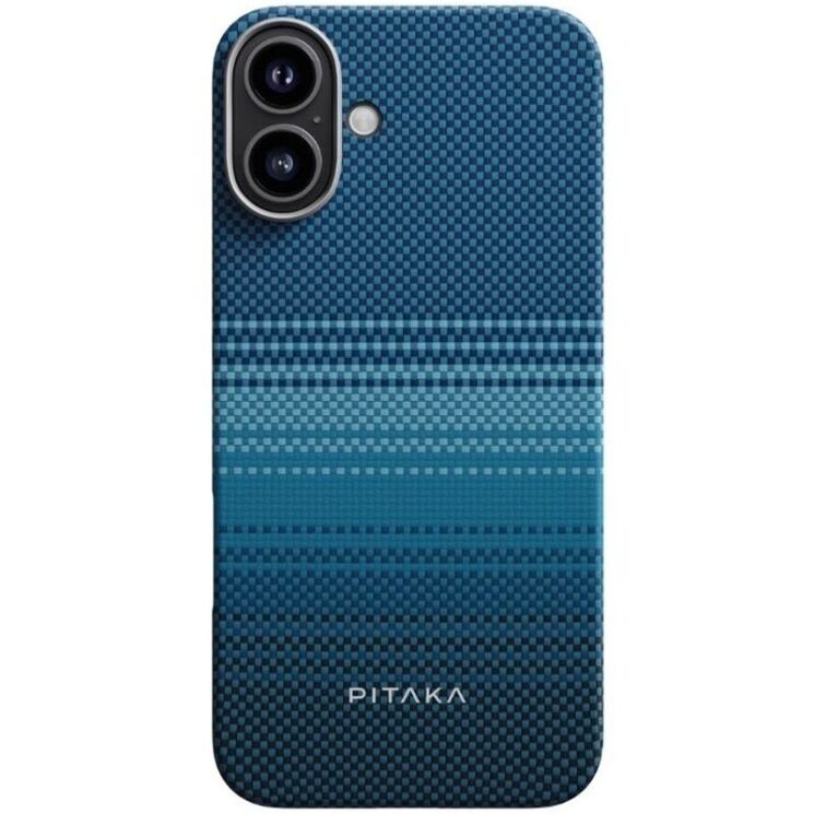 Защитный чехол Pitaka Tactile Woven Case для Apple iPhone 16 (KI1601M) - Moonrise: фото 2 из 11