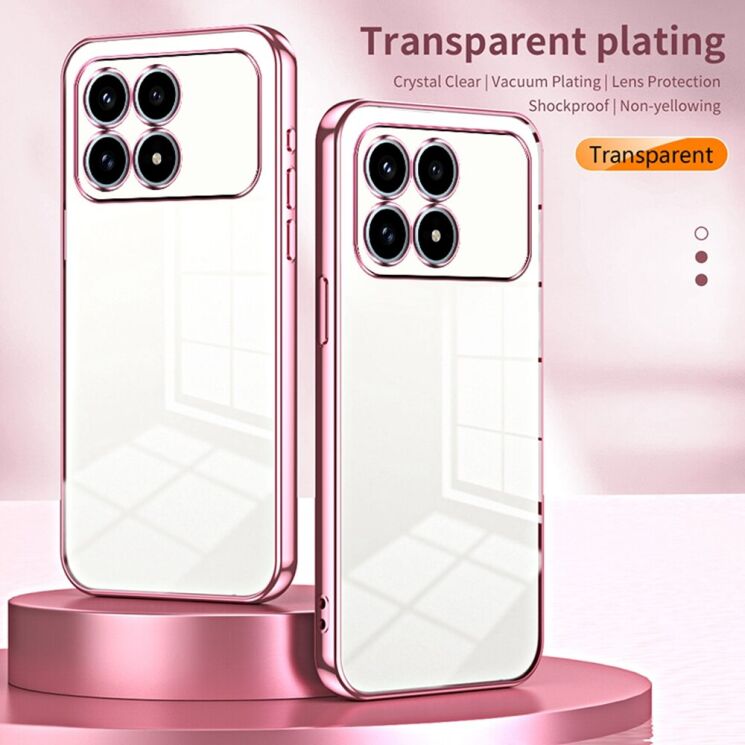 Защитный чехол Reframe Electroplating Frame для Xiaomi Poco F8 Pro - Pink (403551P) Защитный чехол Reframe Electroplating Frame для Xiaomi Poco F8 Pro - Pink: фото 3 из 7