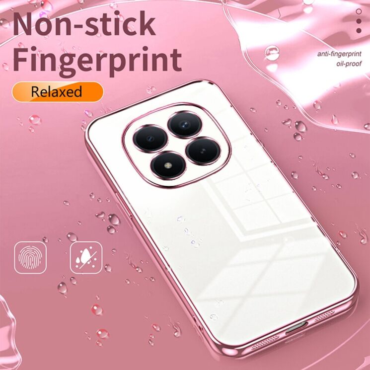 Защитный чехол Reframe Electroplating Frame для Xiaomi Redmi Note 15 Pro - Pink: фото 5 из 7