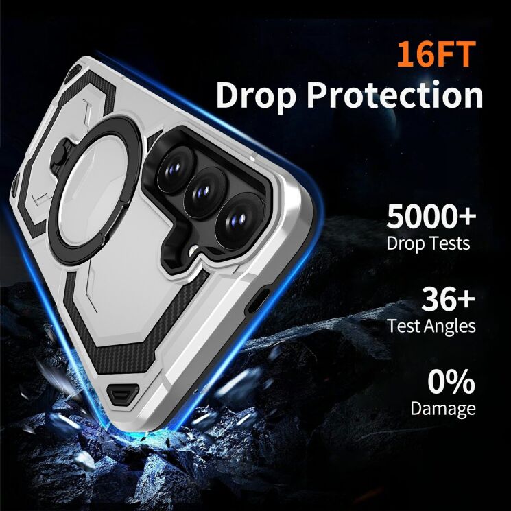 Защитный чехол Reframe Hybrid Magnetic для Samsung Galaxy A17 (A175) - Red: фото 4 из 7