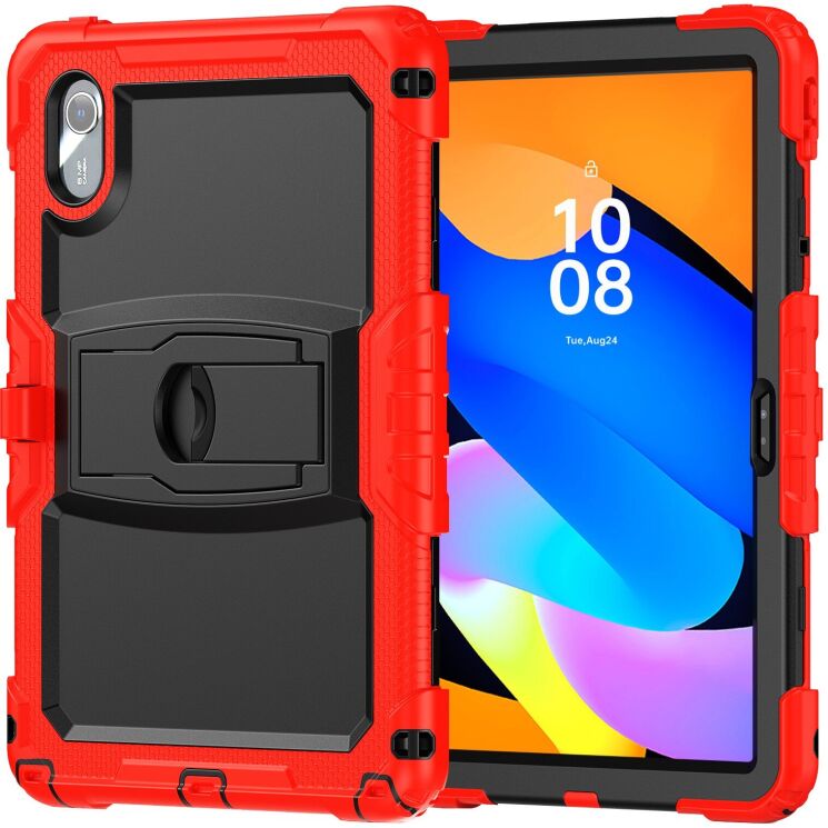 Защитный чехол Reframe Rugged Stand для Lenovo Tab M11 (TB330) / Tab K11 Gen 2 / Idea Tab (TB336) / Xiaoxin Pad 2024 - Red: фото 2 из 10