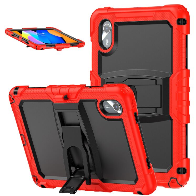 Защитный чехол Reframe Rugged Stand для Lenovo Tab M11 (TB330) / Tab K11 Gen 2 / Idea Tab (TB336) / Xiaoxin Pad 2024 - Red: фото 1 из 10