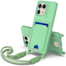 Защитный чехол Reframe Silicone Holder для Motorola Edge 50 Ultra - Green: фото 1 из 8