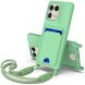 Защитный чехол Reframe Silicone Holder для Motorola Edge 50 Ultra - Green (354035G). Фото 1 из 8