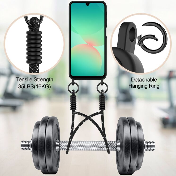 Захисний чохол Reframe Silicone Holder для Samsung Galaxy A17 (A175) - Black: фото 4 з 7