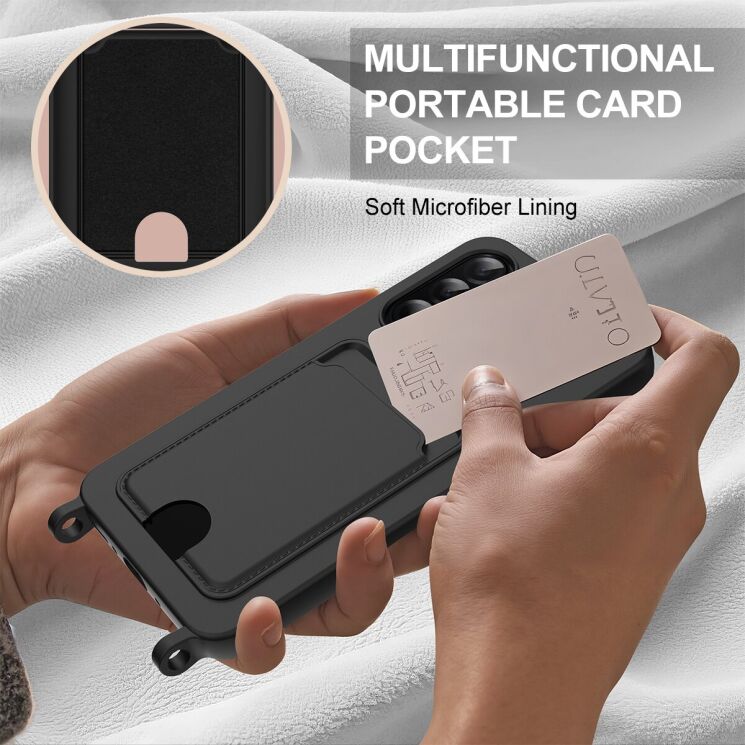 Захисний чохол Reframe Silicone Holder для Samsung Galaxy A17 (A175) - Black: фото 6 з 7