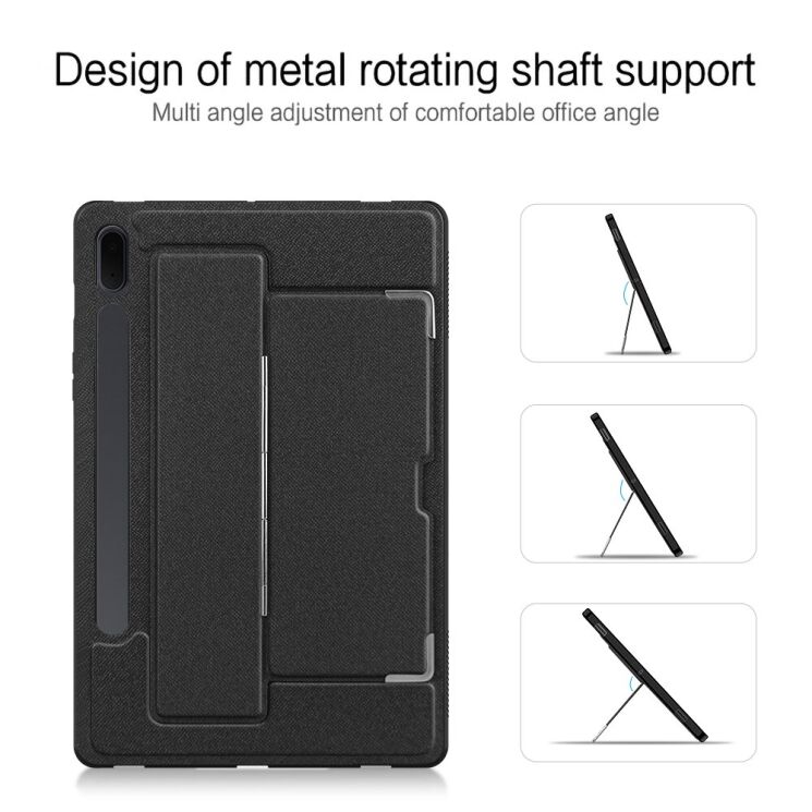Защитный чехол Reframe Stand Ease для Samsung Galaxy Tab S7 FE (T730/T736) - Black: фото 8 из 9