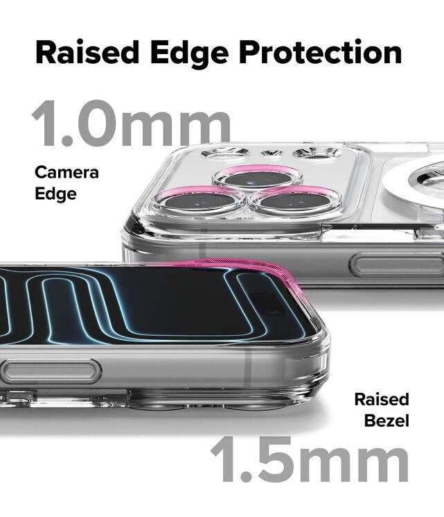 Защитный чехол Ringke Fusion Card Magnetic для iPhone 17 Pro (8800328818682) - Clear: фото 11 из 19