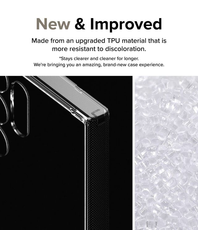 Захисний чохол Ringke Fusion для Samsung Galaxy S24 Ultra (S928) 8809961783524 - Clear: фото 5 з 14