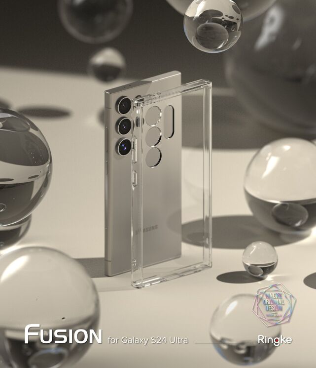 Захисний чохол Ringke Fusion для Samsung Galaxy S24 Ultra (S928) 8809961783524 - Clear: фото 2 з 14