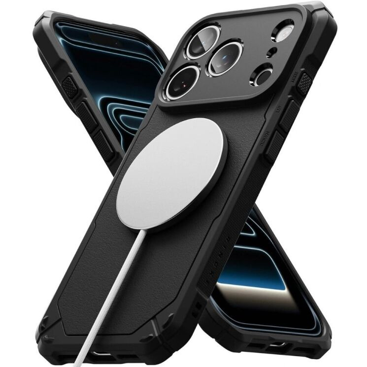Защитный чехол Ringke Rugged Gear Magnetic для iPhone 18 Pro (8800380463295) - Black (423775B) Защитный чехол Ringke Rugged Gear Magnetic для iPhone 18 Pro (8800380463295) - Black: фото 4 из 19