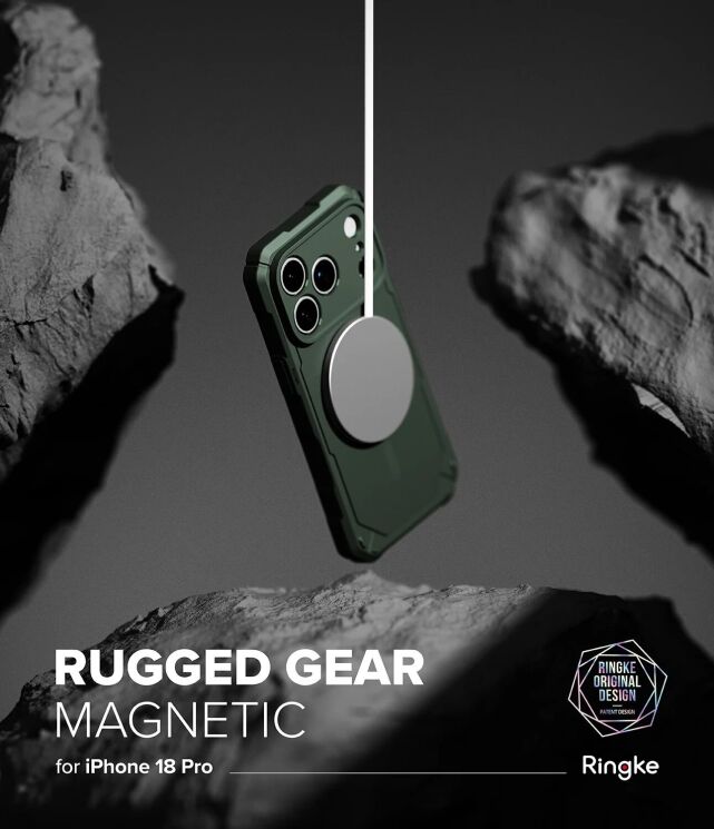 Защитный чехол Ringke Rugged Gear Magnetic для iPhone 18 Pro (8800380463325) - Dark Green (423775DG) Защитный чехол Ringke Rugged Gear Magnetic для iPhone 18 Pro (8800380463325) - Dark Green: фото 2 из 16