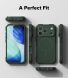 Защитный чехол Ringke Rugged Gear Magnetic для iPhone 18 Pro (8800380463325) - Dark Green (423775DG). Фото 12 из 16