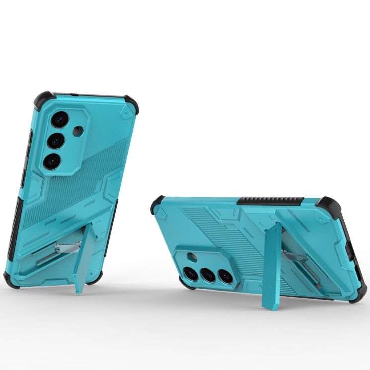 Захисний чохол з підставкою Deexe Bibercas для Samsung Galaxy S26 Plus (S947) - Baby Blue: фото 2 з 9