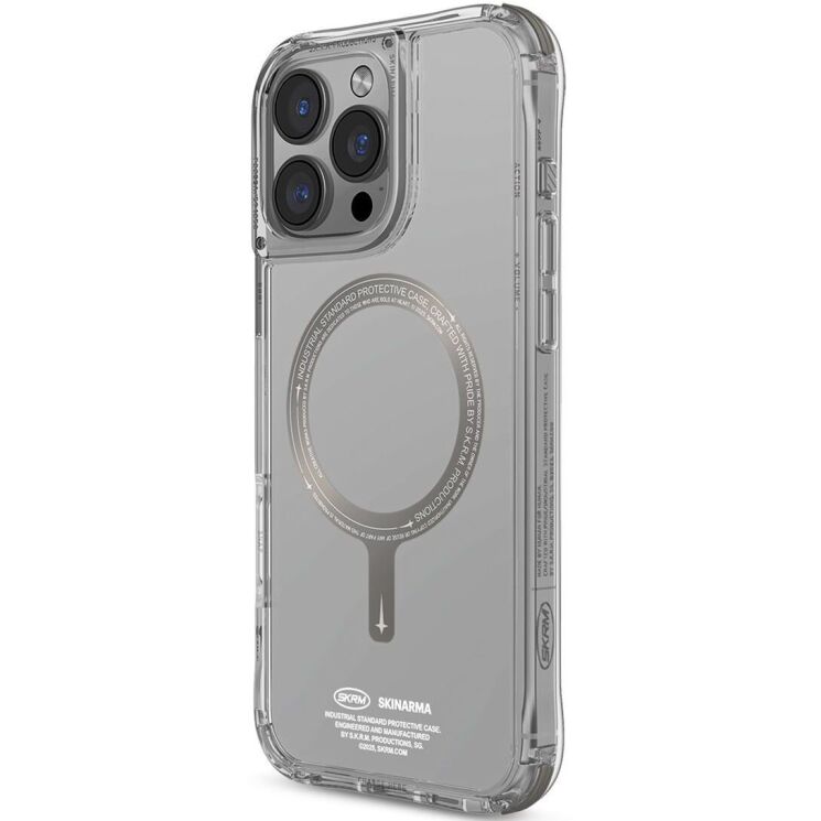 Защитный чехол SKINARMA SAIDO PRIME Mag-Charge для Apple iPhone 16 Pro - Titanium: фото 2 из 12
