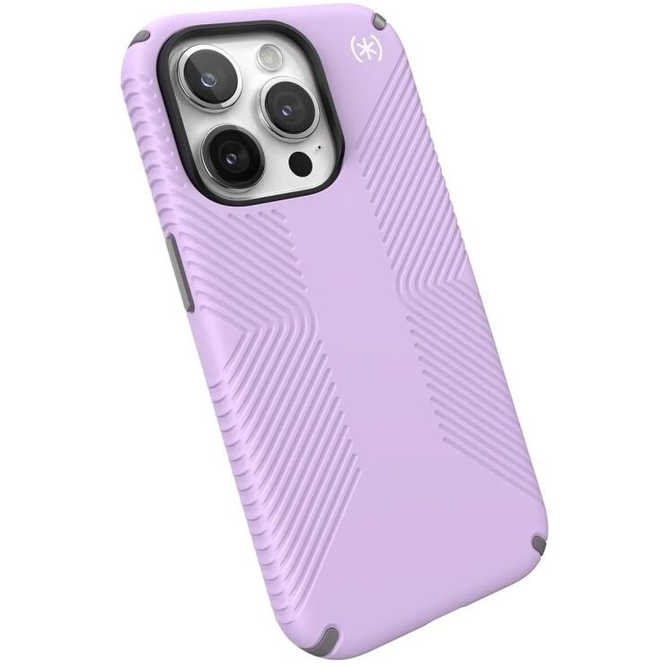 Захисний чохол Speck Presidio2 Grip MagSafe для Apple iPhone 15 Pro (150575-9979) - Spring Purple: фото 3 з 10