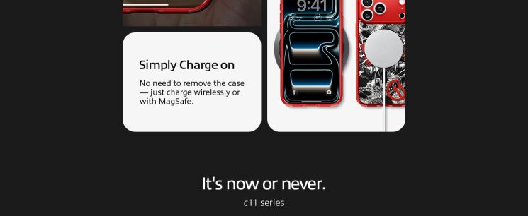 Захисний чохол Spigen c11 Series Blast Edition (Mag Fit) для iPhone 17 Pro - Red: фото 11 з 13