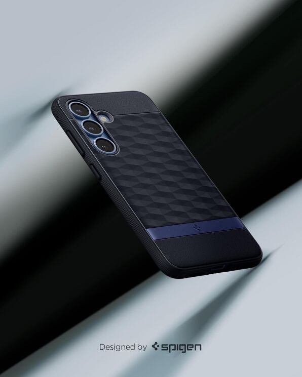 Защитный чехол Spigen (SGP) Caseology Parallax (MagFit) by Spigen для Samsung Galaxy S25 (S931) ACS09064 - Navy Violet: фото 13 из 18