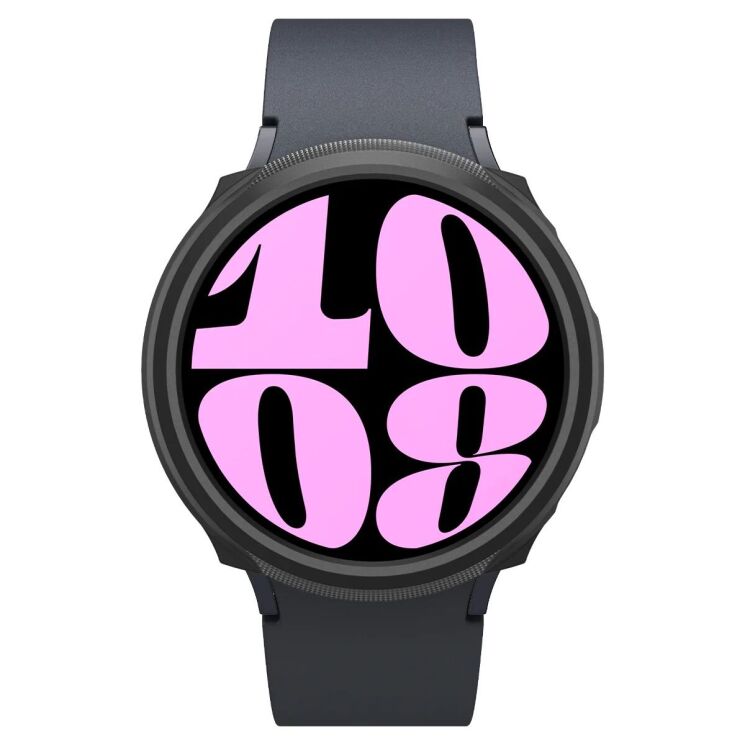Защитный чехол Spigen (SGP) Liquid Air Case для Samsung Galaxy Watch 6 (40mm) - Matte Black: фото 10 из 18