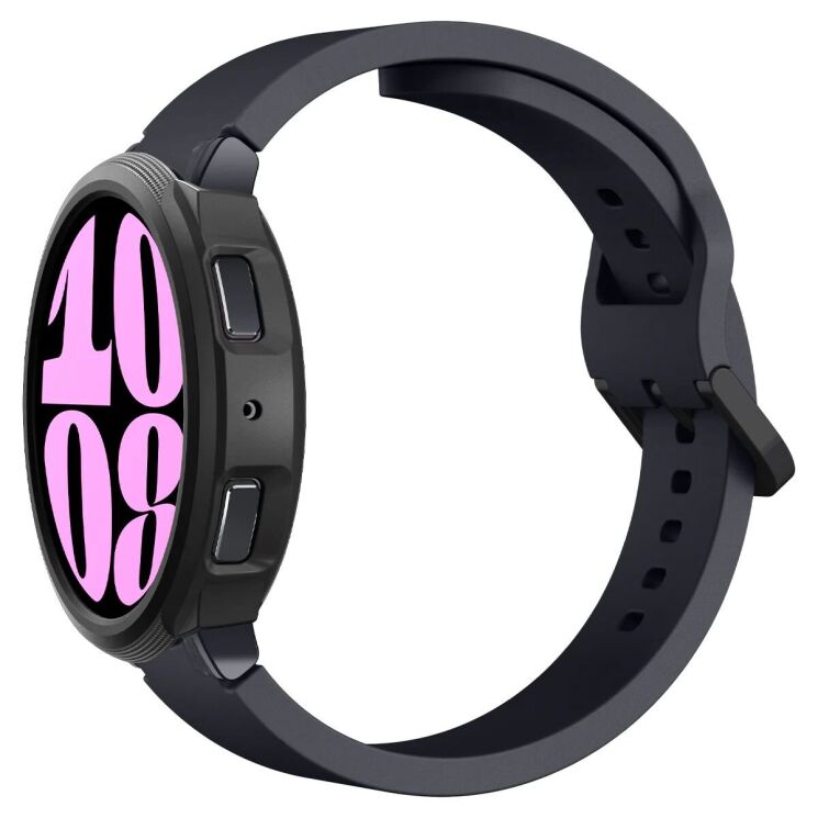Защитный чехол Spigen (SGP) Liquid Air Case для Samsung Galaxy Watch 6 (40mm) - Matte Black: фото 5 из 18