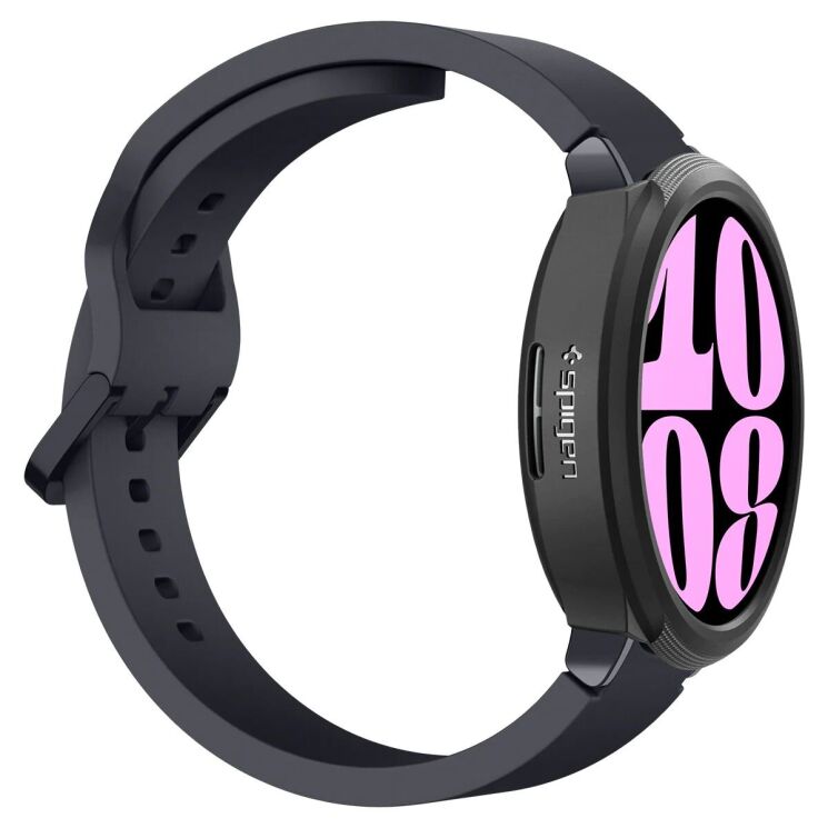Защитный чехол Spigen (SGP) Liquid Air Case для Samsung Galaxy Watch 6 (40mm) - Matte Black: фото 11 из 18