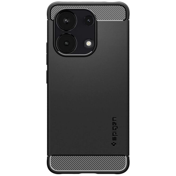 Захисний чохол Spigen (SGP) Rugged Armor для Xiaomi Redmi Note 13 - Matte Black: фото 2 з 16