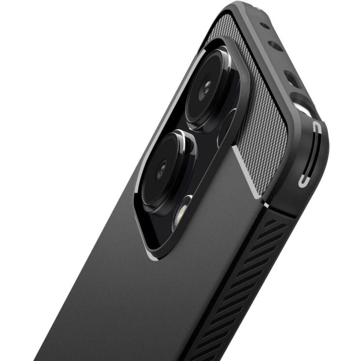 Захисний чохол Spigen (SGP) Rugged Armor для Xiaomi Redmi Note 13 - Matte Black: фото 4 з 16