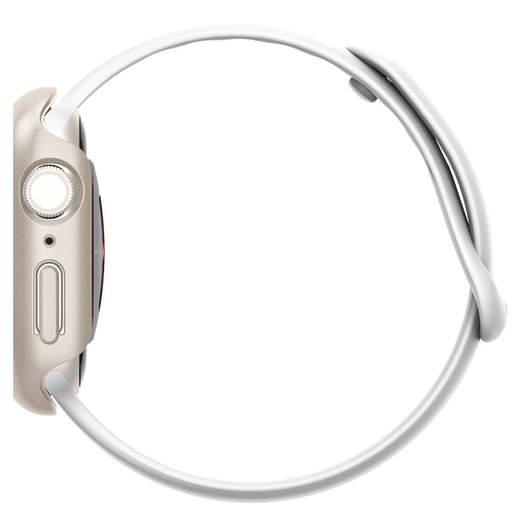 Захисний чохол Spigen (SGP) Thin Fit (FW) для Apple Watch 41 mm (7 / 8 / 9 Series) - Starlight: фото 8 з 16