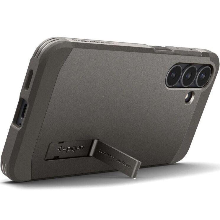 Защитный чехол Spigen Tough Armor (MagFit) для Samsung Galaxy S25 FE (S731) ACS10030 - Gunmetal: фото 6 из 14