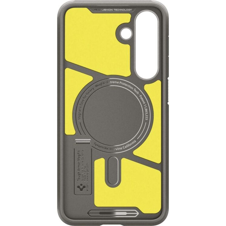 Защитный чехол Spigen Tough Armor (MagFit) для Samsung Galaxy S25 FE (S731) ACS10030 - Gunmetal: фото 4 из 14