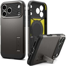 Захисний чохол Spigen Tough Armor T (MagFit) для iPhone 18 Pro (ACS12174) - Gunmetal: фото 1 з 15