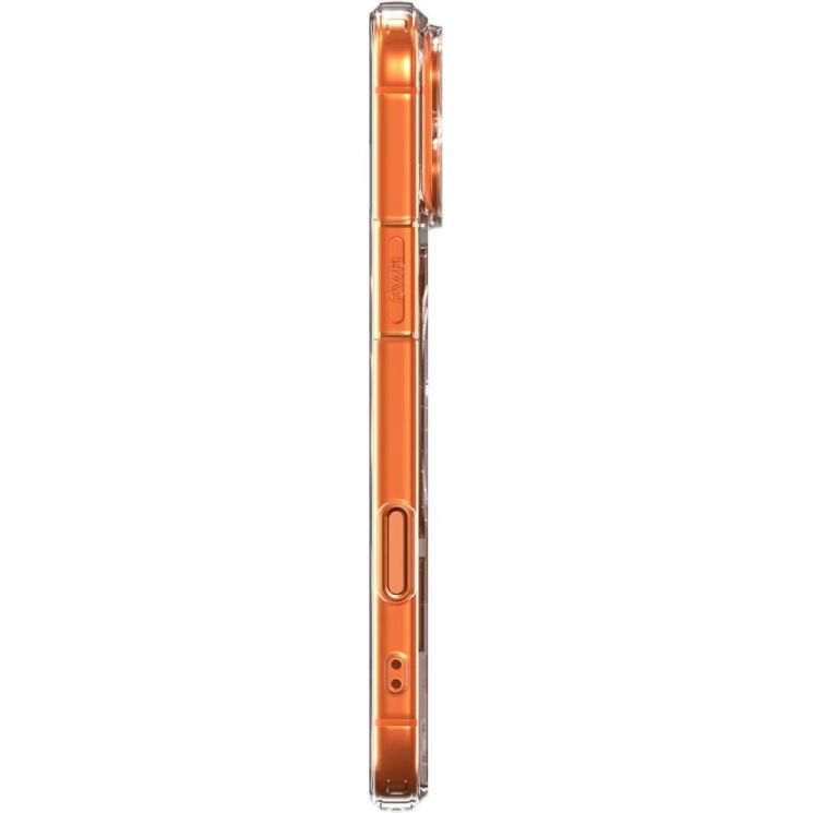 Защитный чехол Spigen Ultra Hybrid T MagFit для iPhone 17 Pro Max (ACS10474) - Glossy Orange: фото 9 из 15