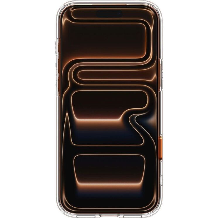 Защитный чехол Spigen Ultra Hybrid T MagFit для iPhone 17 Pro Max (ACS10474) - Glossy Orange: фото 4 из 15
