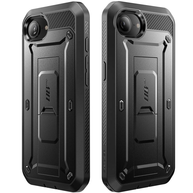 Защитный чехол Supcase Unicorn Beetle Pro Rugged Case для Apple iPhone 16e (843439157088) - Black: фото 3 из 10