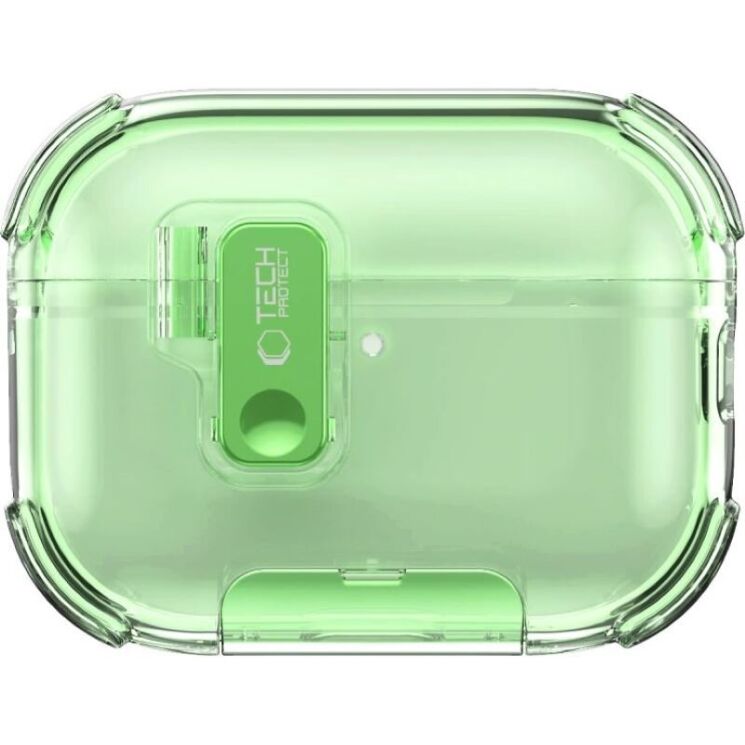 Защитный чехол Tech-Protect Bounce Pro для AirPods Pro 3 - Matcha Green: фото 3 из 12