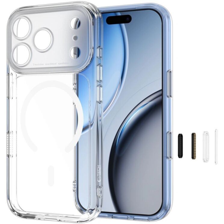 Захисний чохол Tech-Protect MagPeak MagSafe для iPhone 18 Pro Max / 17 Pro Max (5906302325399) - Clear (423909C) Захисний чохол Tech-Protect MagPeak MagSafe для iPhone 18 Pro Max / 17 Pro Max (5906302325399) - Clear: фото 2 з 10
