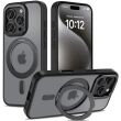 Защитный чехол Tech-Protect MagRing MagSafe для Apple iPhone 16 Pro Max - Matte Black (366386B)