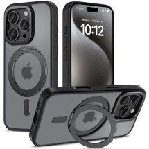 Защитный чехол Tech-Protect MagRing MagSafe для Apple iPhone 16 Pro Max - Matte Black: фото 1 из 7