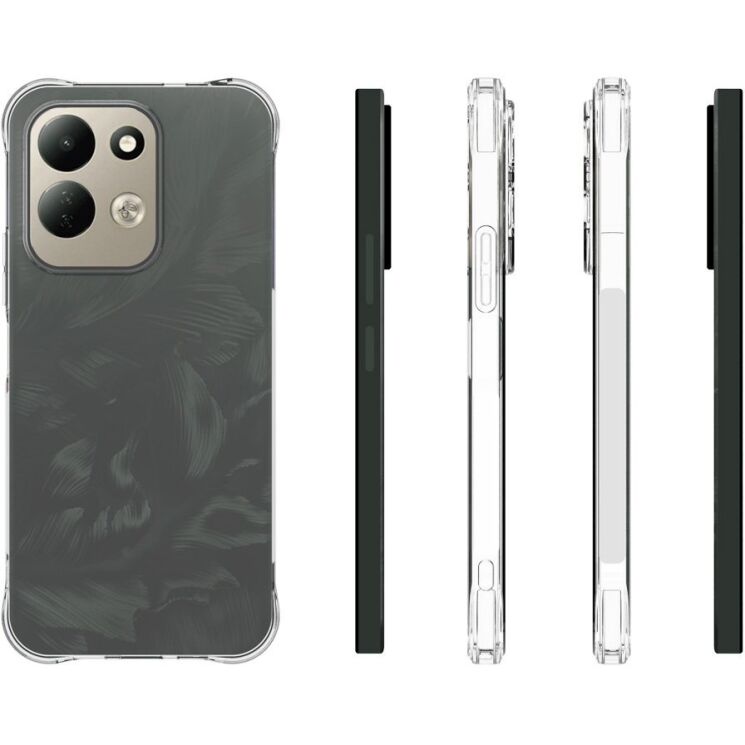 Защитный чехол UniCase AirBag Flow для Xiaomi Redmi 17 - Transparent: фото 5 из 5