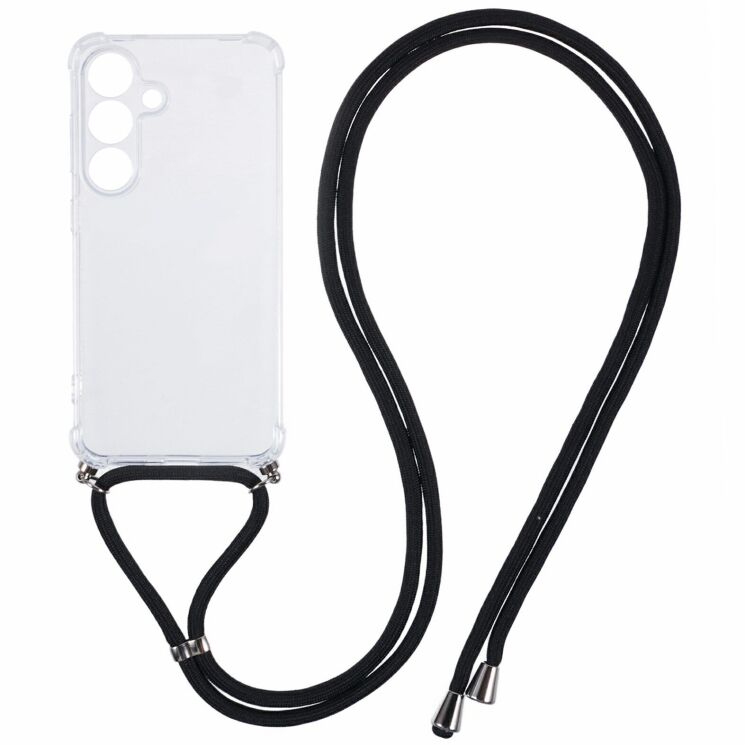 Защитный чехол UniCase AirBag with Strap для Samsung Galaxy A37 (A376) - Transparent: фото 1 из 6