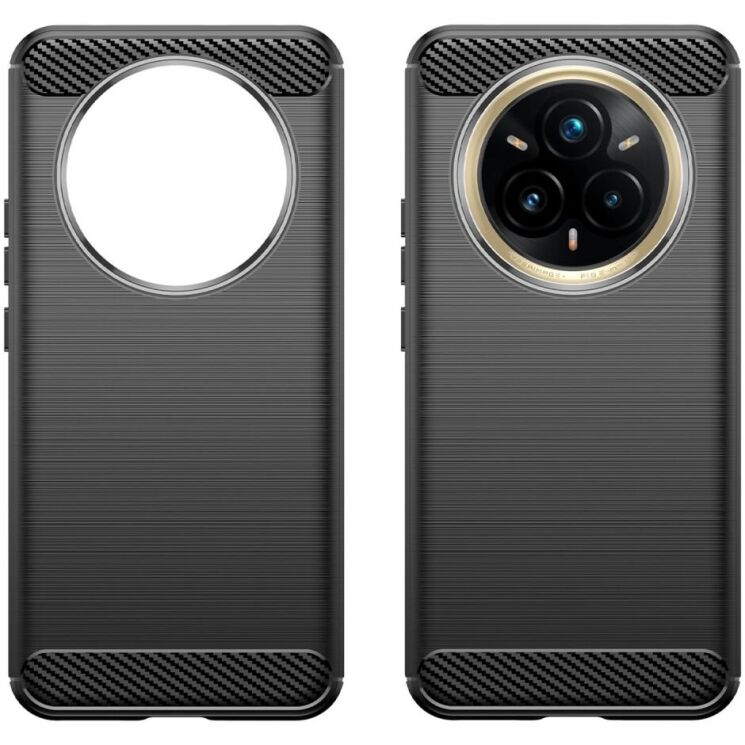 Защитный чехол UniCase Carbon для Realme 14 Pro Plus - Black: фото 2 из 8